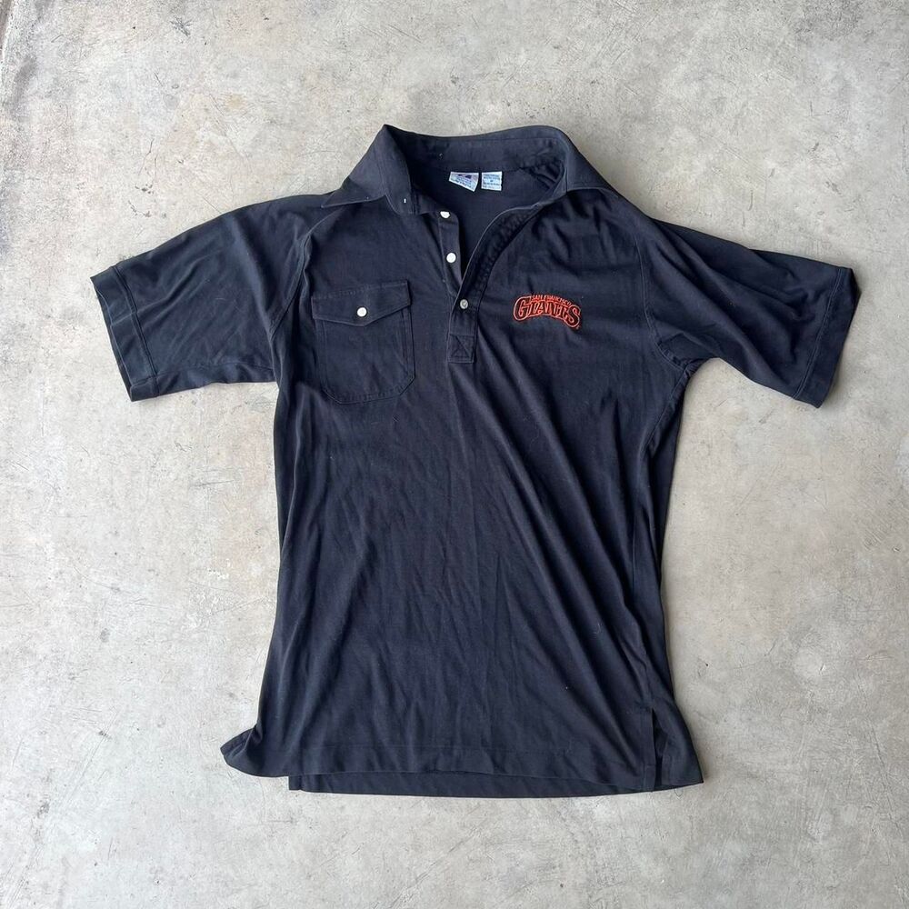 Logo 7 San Francisco Giants MLB 90s polo Mens size M Medium